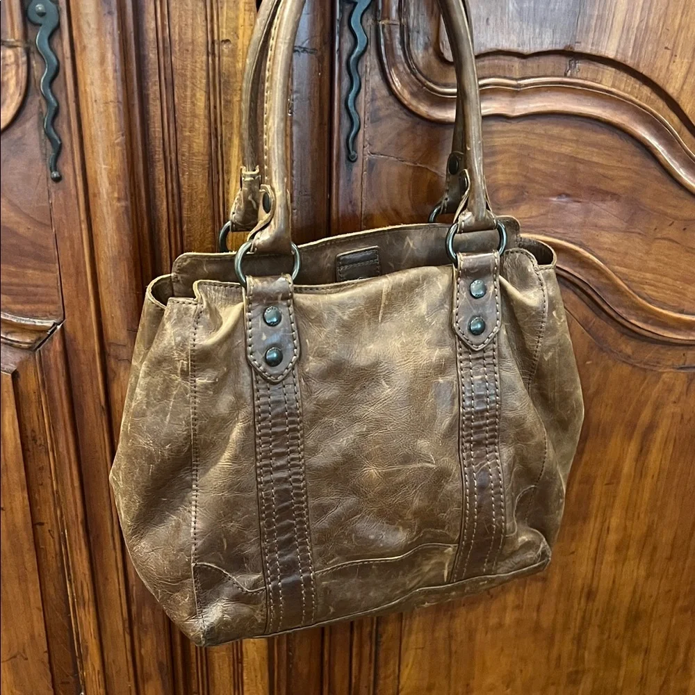 Frye Brown Melissa Tote - Picture 8 of 16